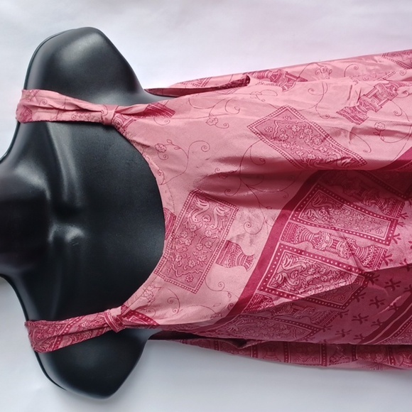 Junglee Billee Sleeveless‎ Dress Abstract Print Casual Free Size M/L/XL, 2 Layer - Picture 2 of 8